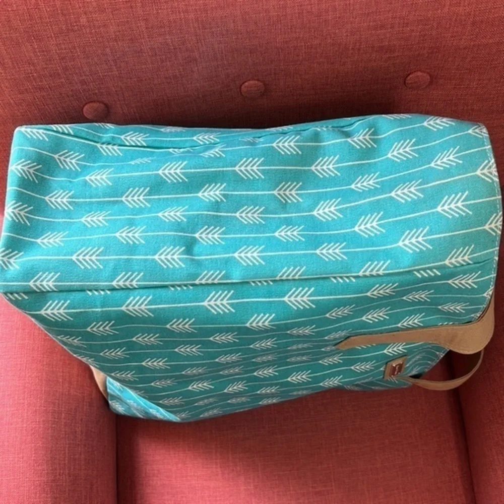 AME & LULU TOTE‎ BAG CANVAS NWOT  WITH NYLON LINER